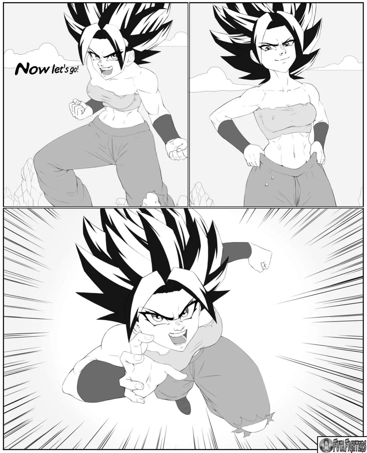 Caulifla vs Kale 118 page update futafighters