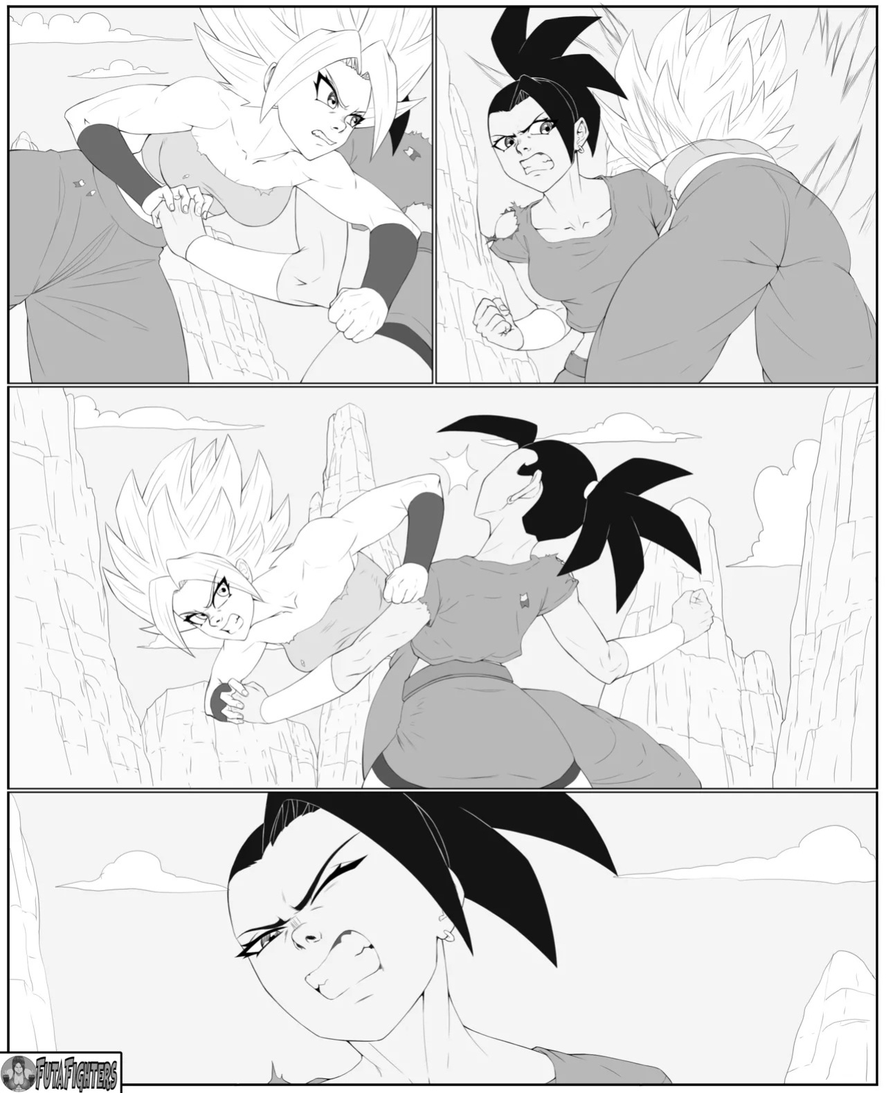 Caulifla vs Kale 118 page update futafighters