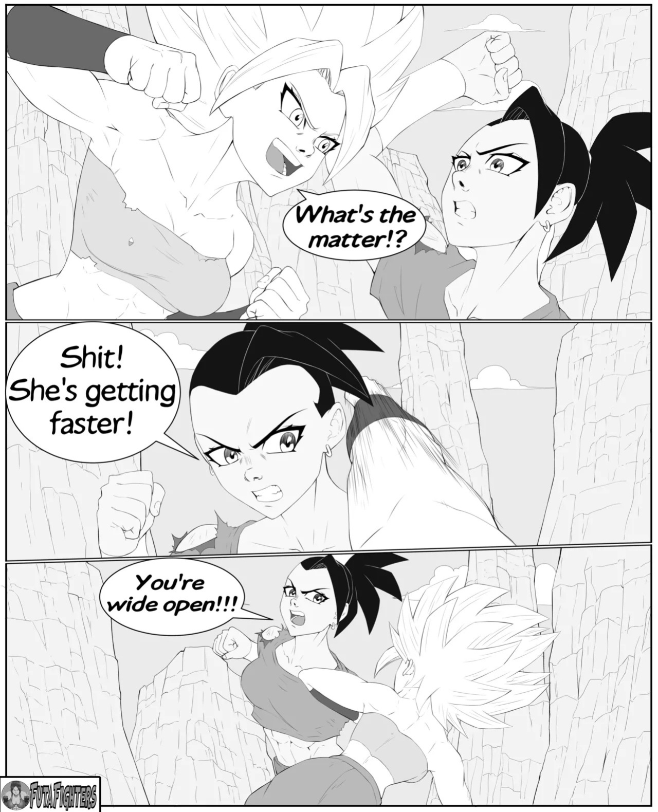 Caulifla vs Kale 118 page update futafighters