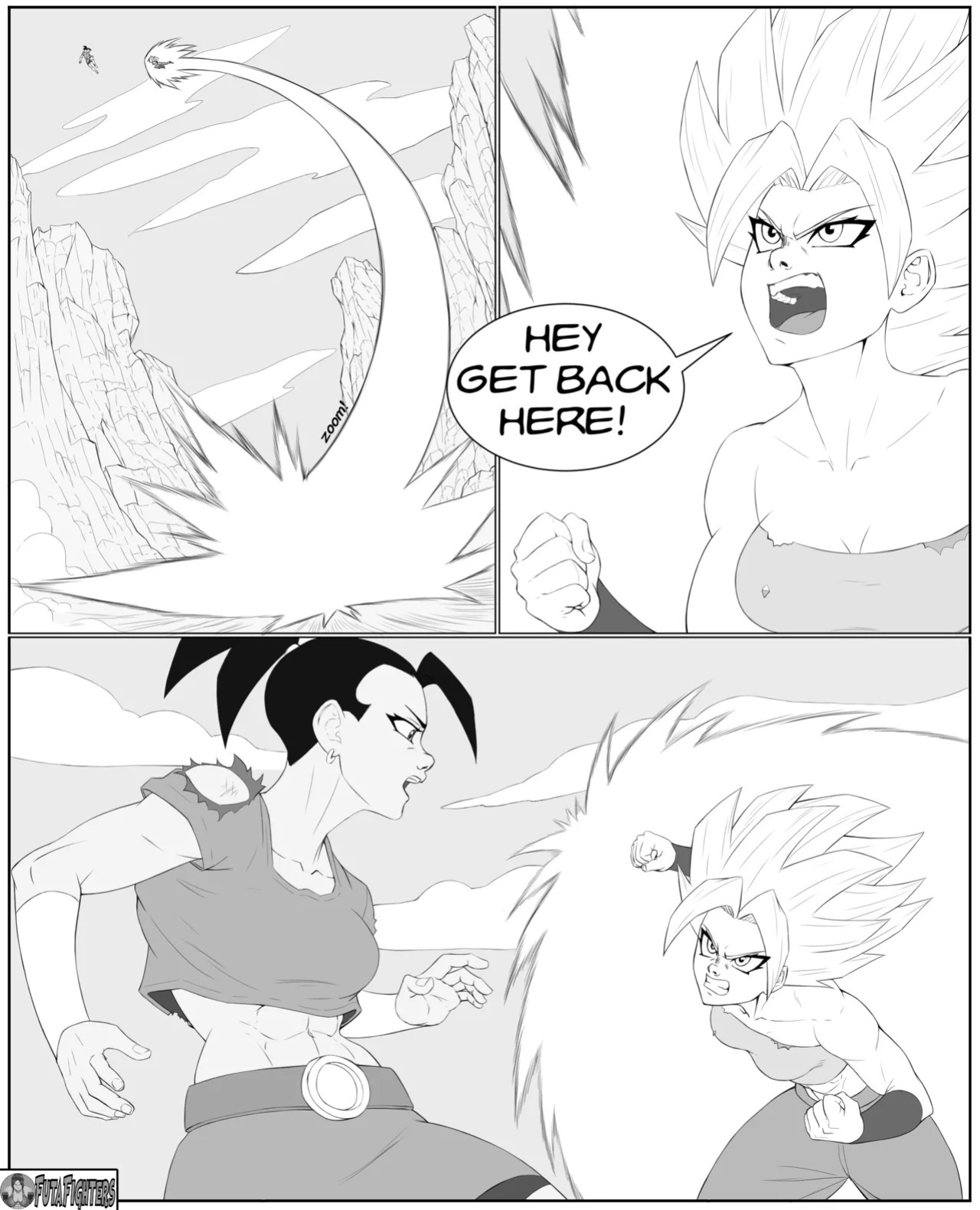 Caulifla vs Kale 118 page update futafighters