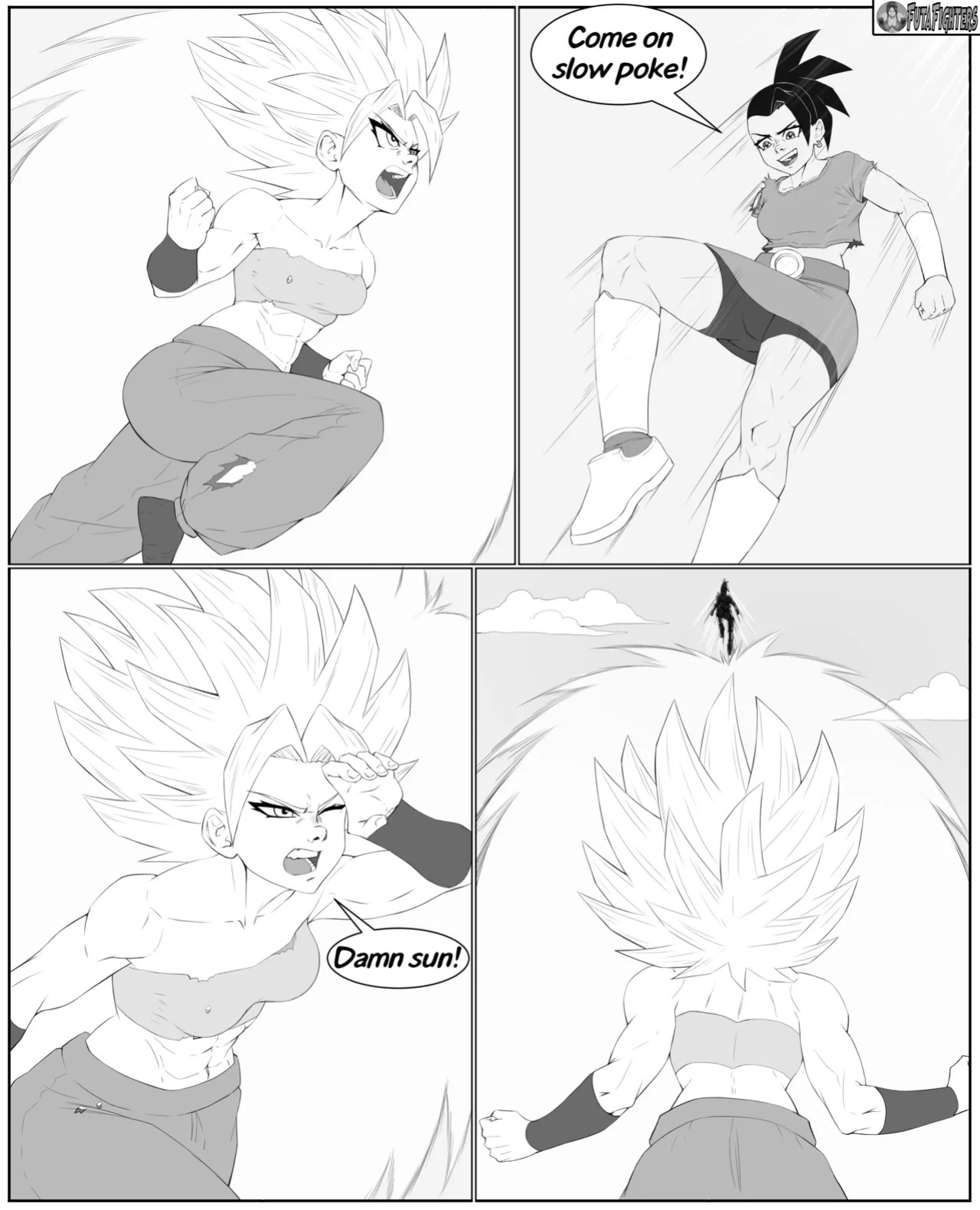 Caulifla vs Kale 118 page update futafighters