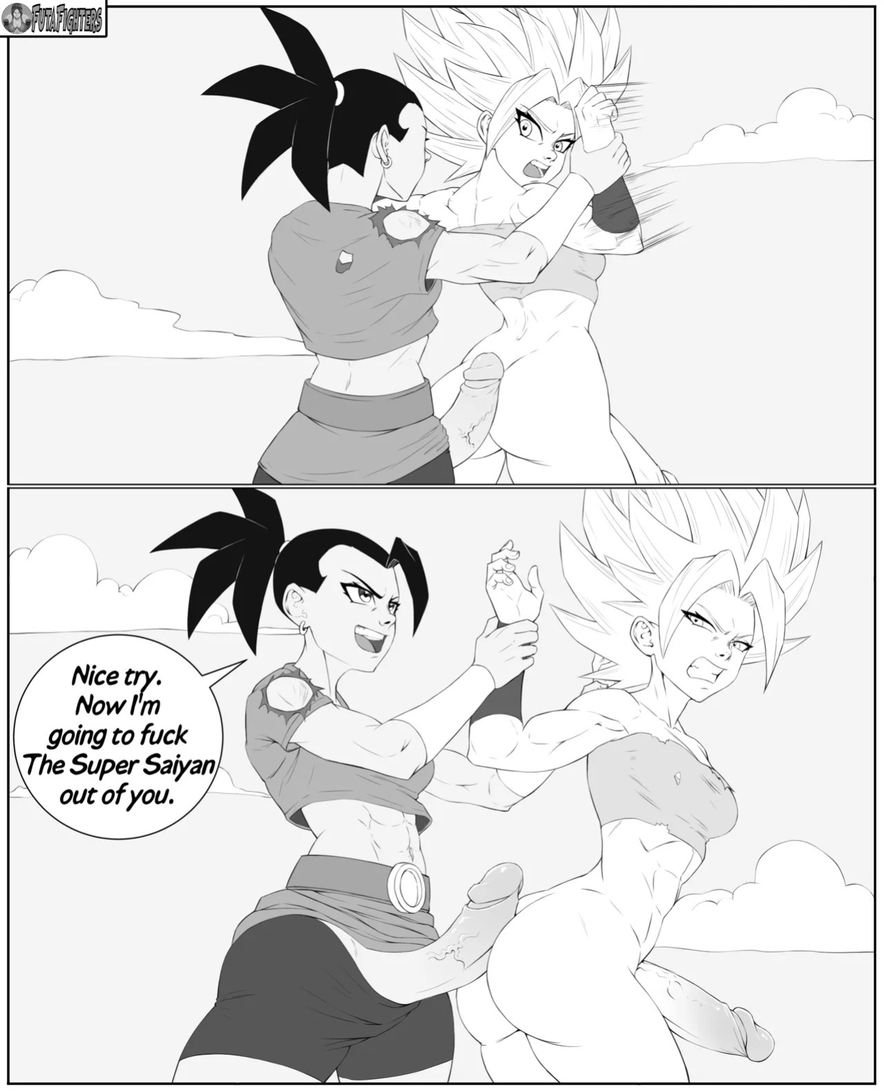 Caulifla vs Kale 118 page update futafighters