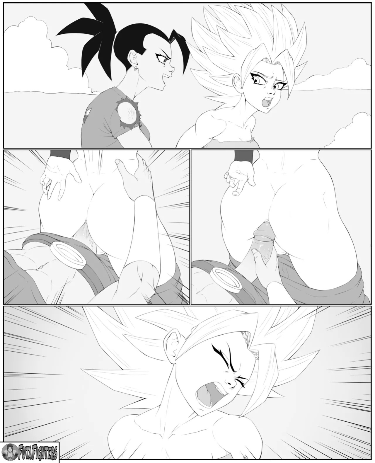 Caulifla vs Kale 118 page update futafighters