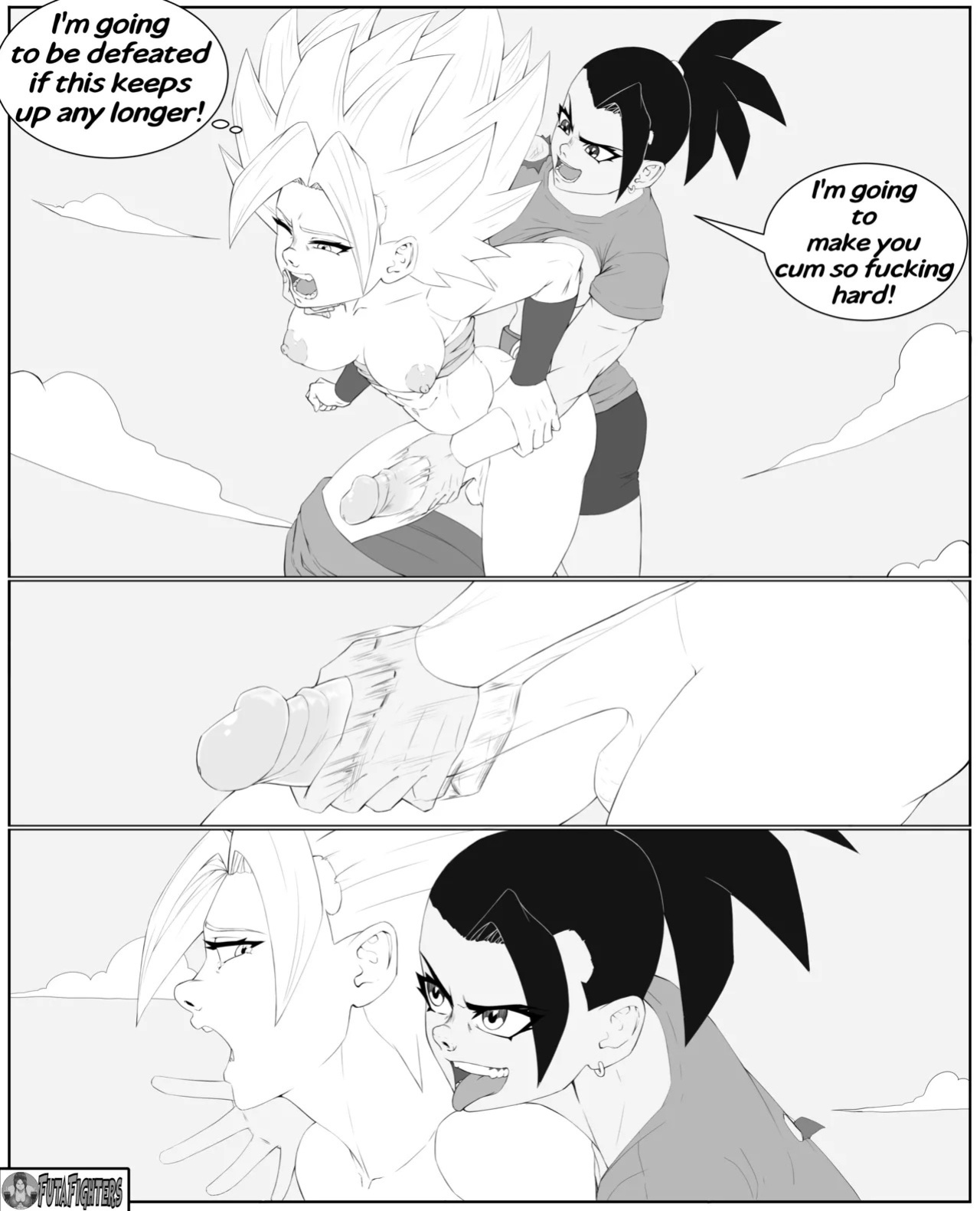 Caulifla vs Kale 118 page update futafighters