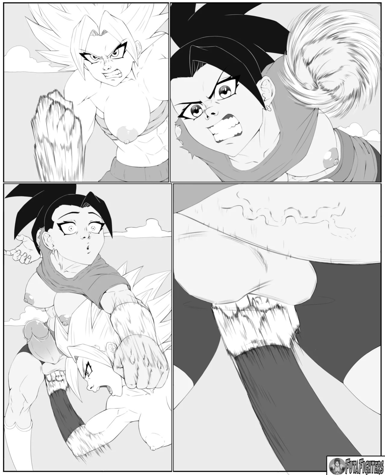 Caulifla vs Kale 118 page update futafighters