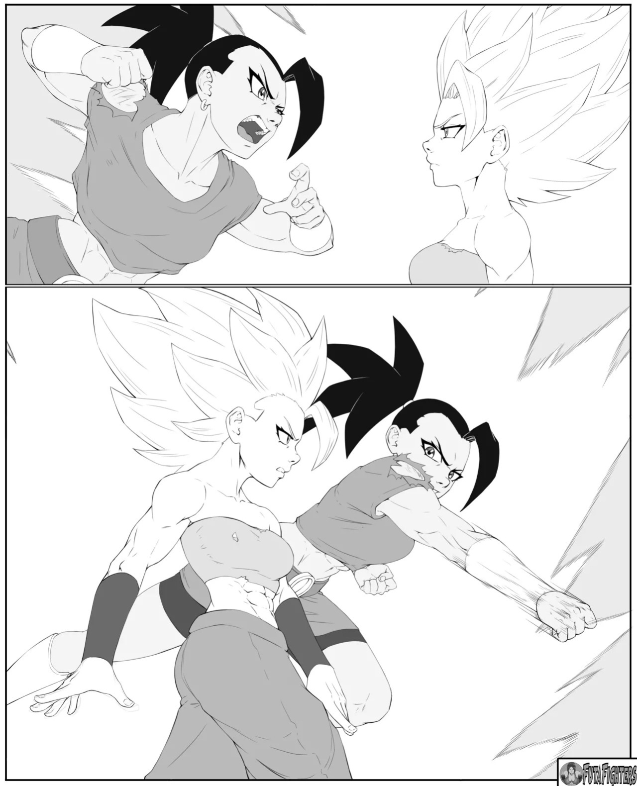Caulifla vs Kale 118 page update futafighters