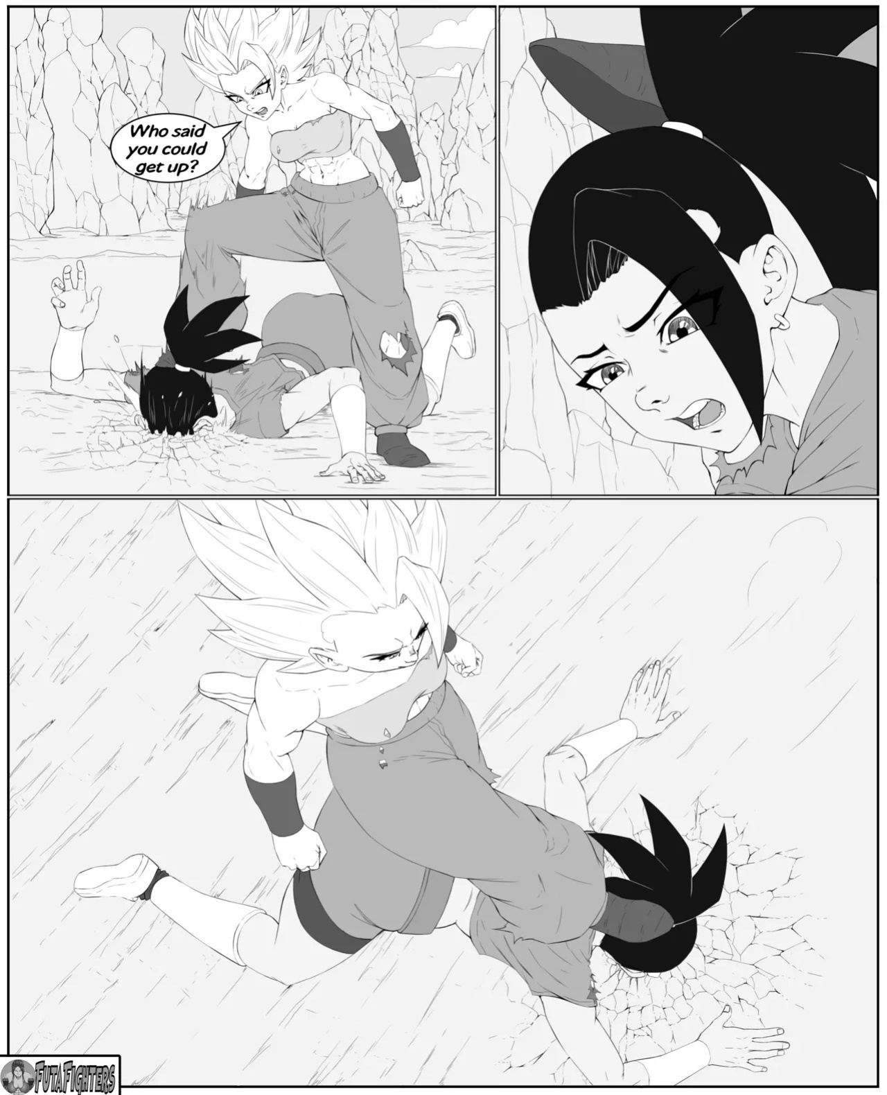 Caulifla vs Kale 118 page update futafighters