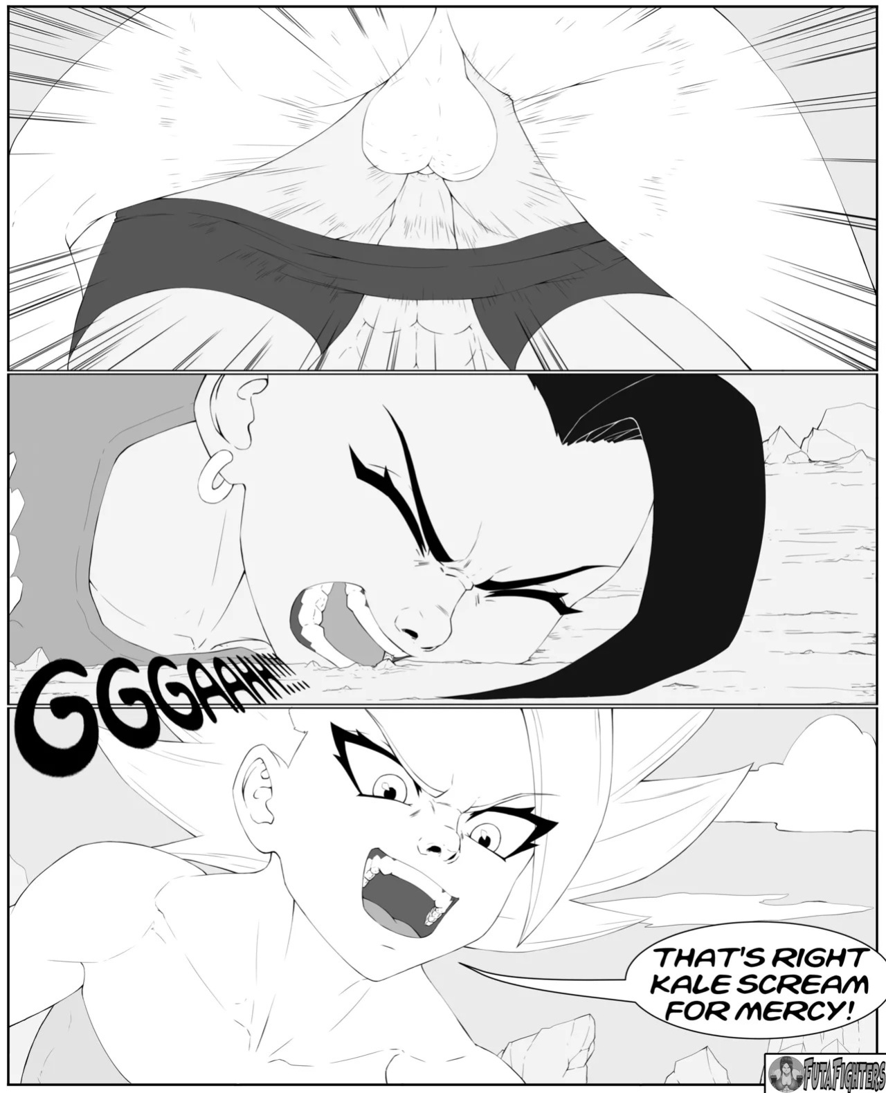 Caulifla vs Kale 118 page update futafighters