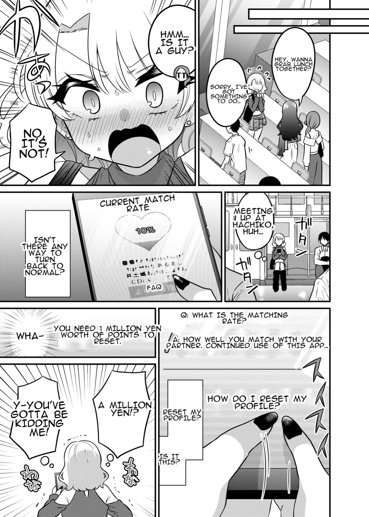 [Amulai Okashi Seisakusho (Doroshii)] Matchinguapuri de Anata ni Saitekina Mirai wo | Finding the Perfect Future for You on a Dating App