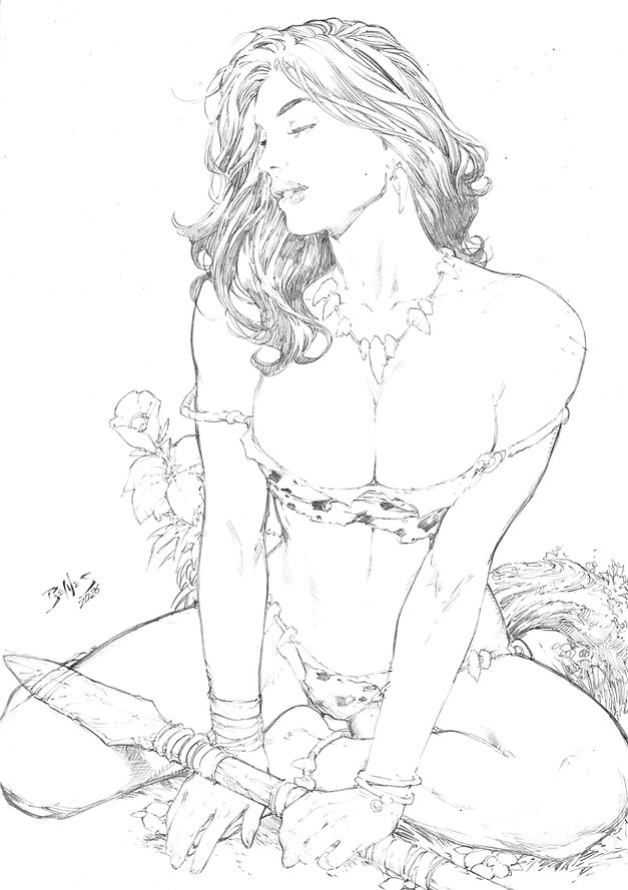 Ed Benes Original Art