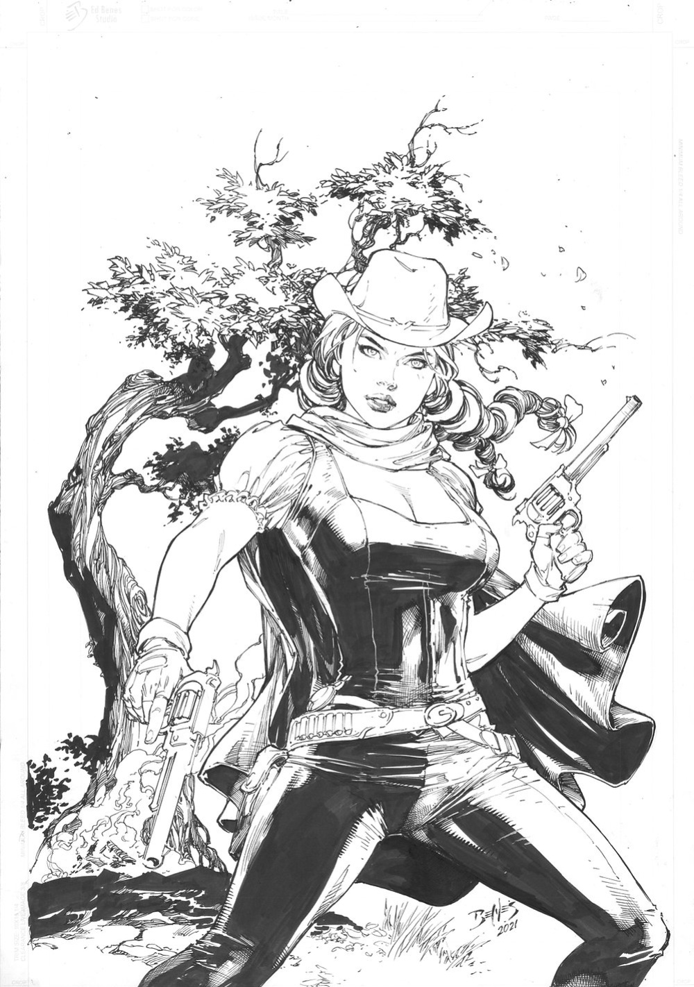 Ed Benes Original Art