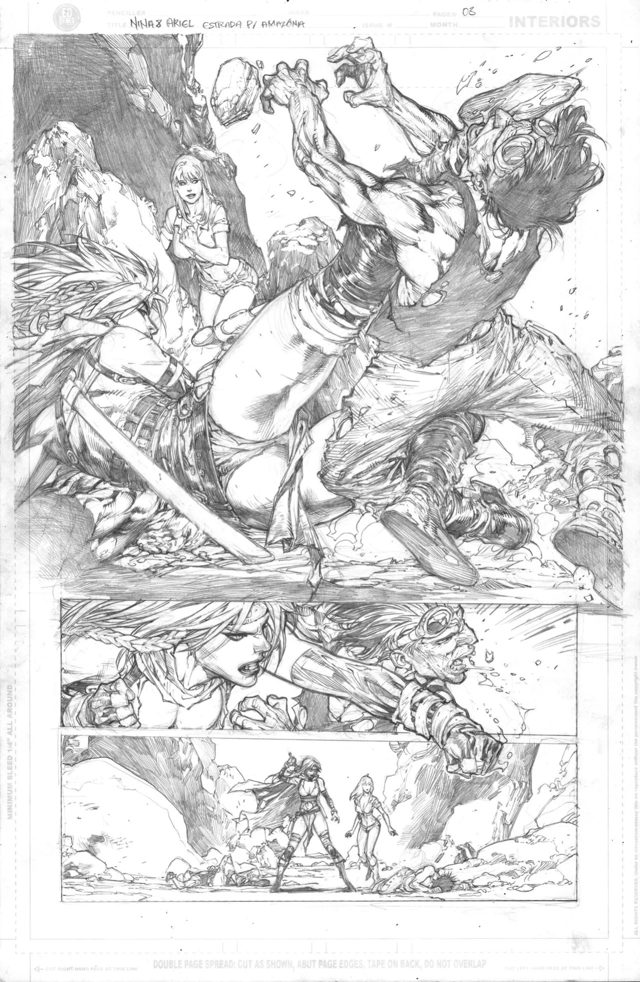 Ed Benes Original Art