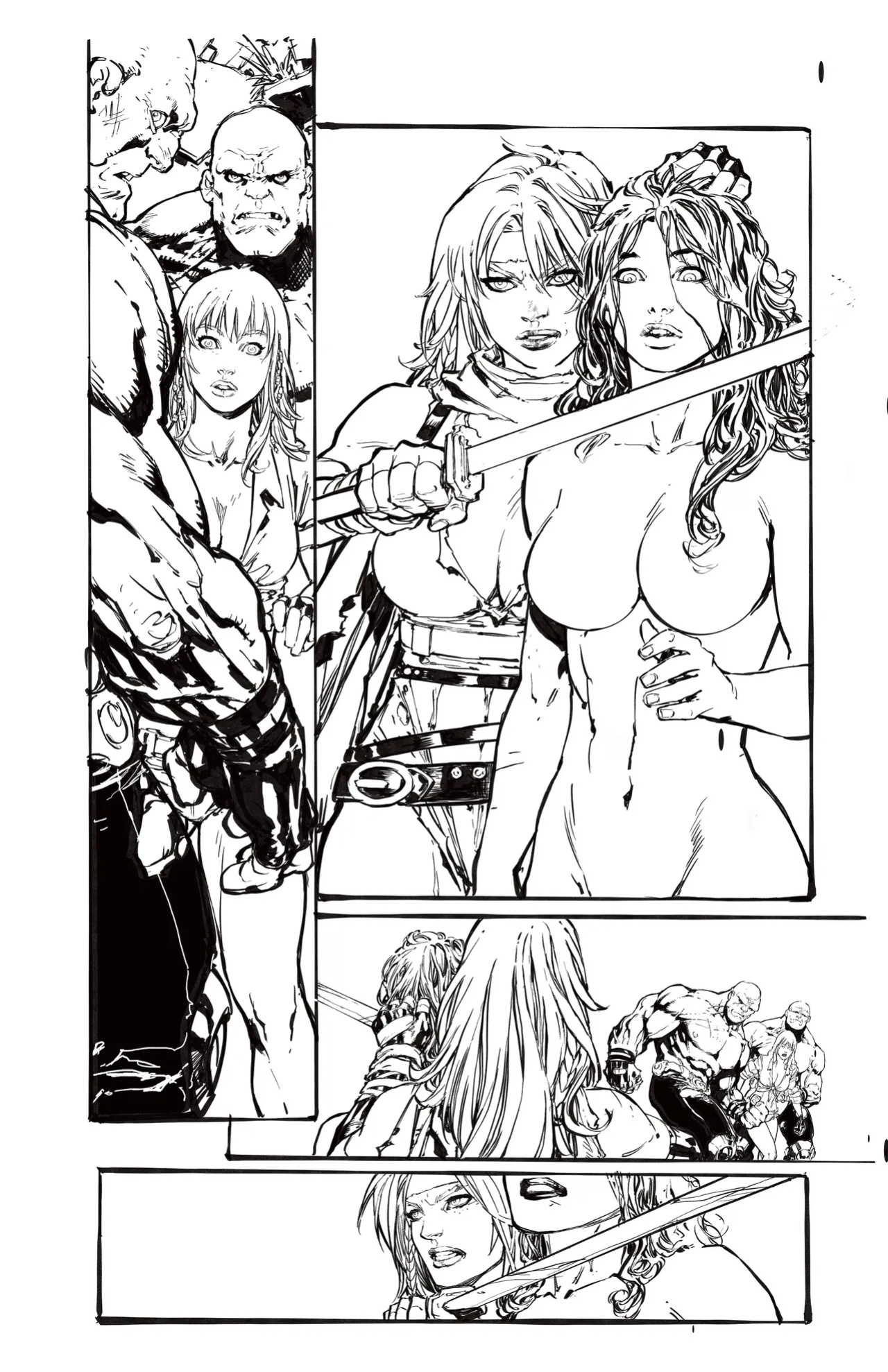 Ed Benes Original Art