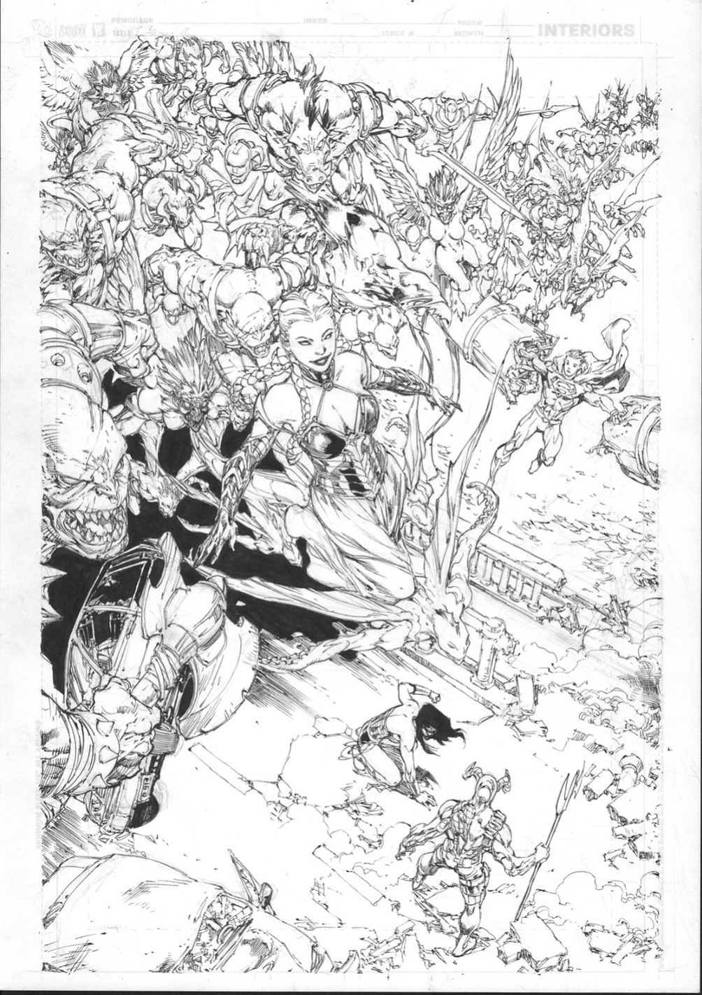 Ed Benes Original Art