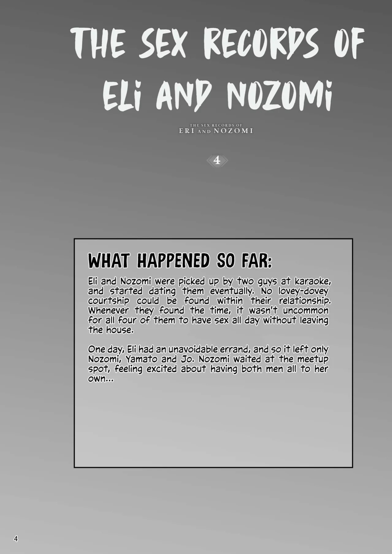 [Sobabu (Rasson)] Eri to Nozomi no Joujiroku - THE SEX RECORDS OF ERI AND NOZOMI 4 (Love Live!) [Digital] [English] [Your Deer Friends Black]