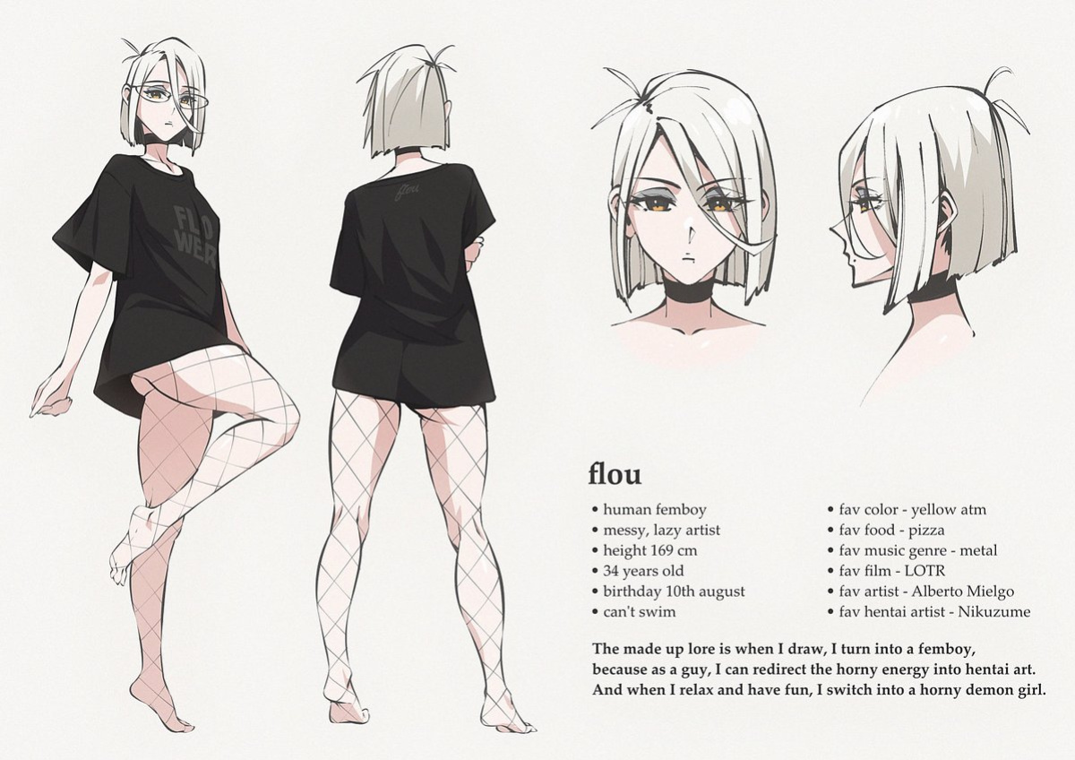 [Flou-art] Flou-sona (OC)