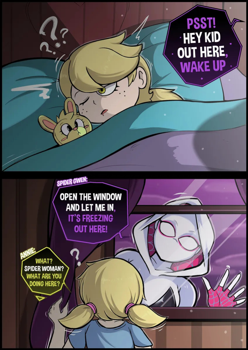 Spider Gwen Night 3 (Censored) {lordfink}