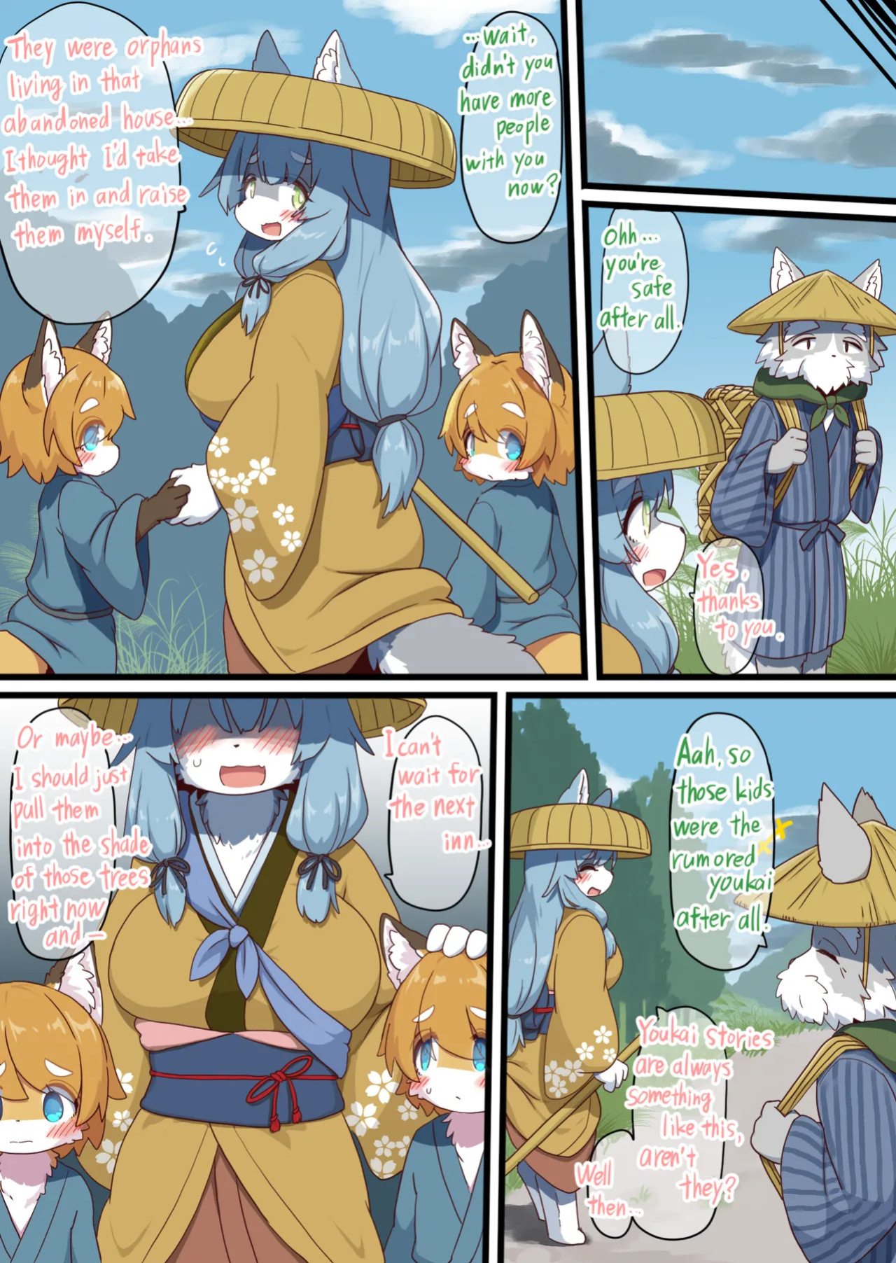 [Koori Nezumi] Zashiki-Warashi Being Used as Toys by a Traveler [English]