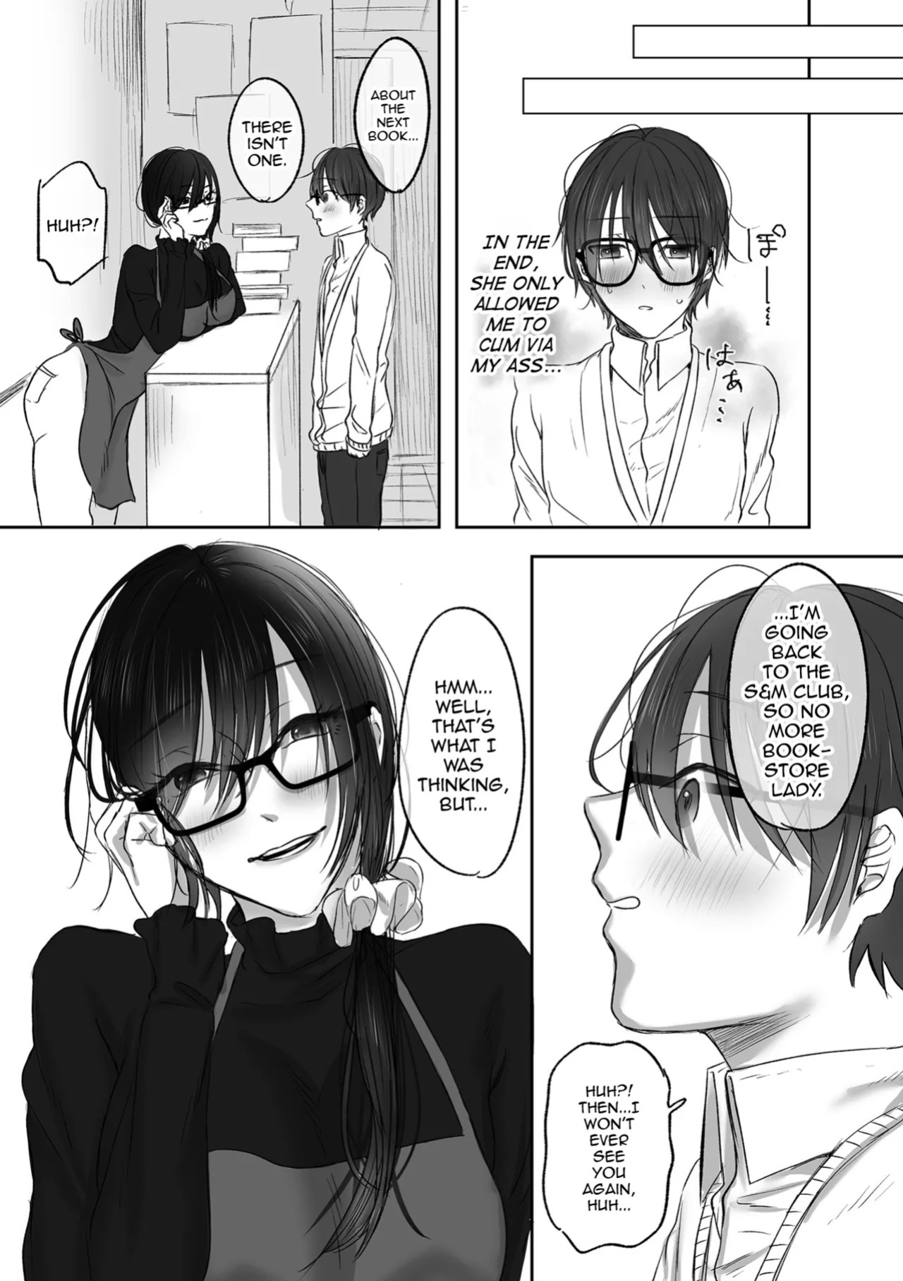 [Hirariha] Koshoten no Onee-san ni Maso nano o Minukarete Choukyou sareru Hanashi Kouhen (COMIC Kuriberon DUMA Vol. 78) [English] [mysterymeat3]
