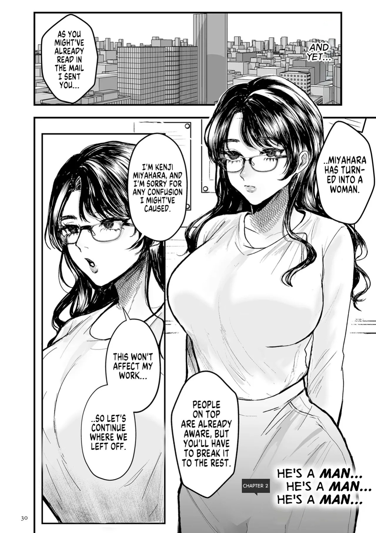 [Shikabanekamo] He's a Man... He's a Man... He's a Man... (Shingata! TS Virus Outbreak) [English] [GTF] [Digital]