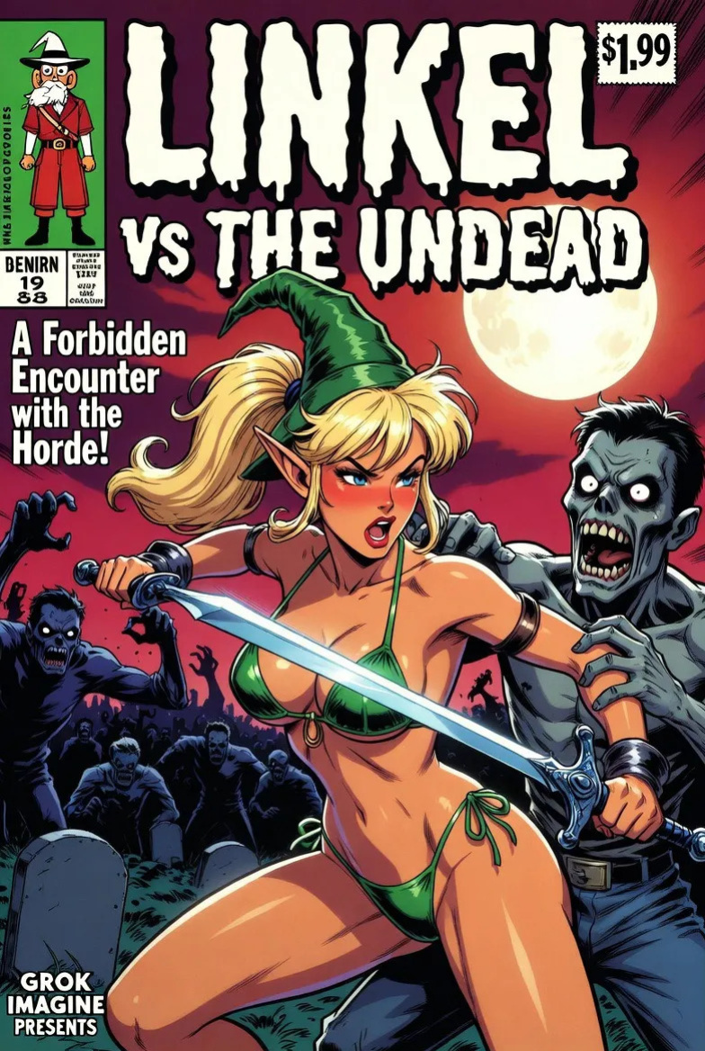 Linkel vs undead [AI Generated]