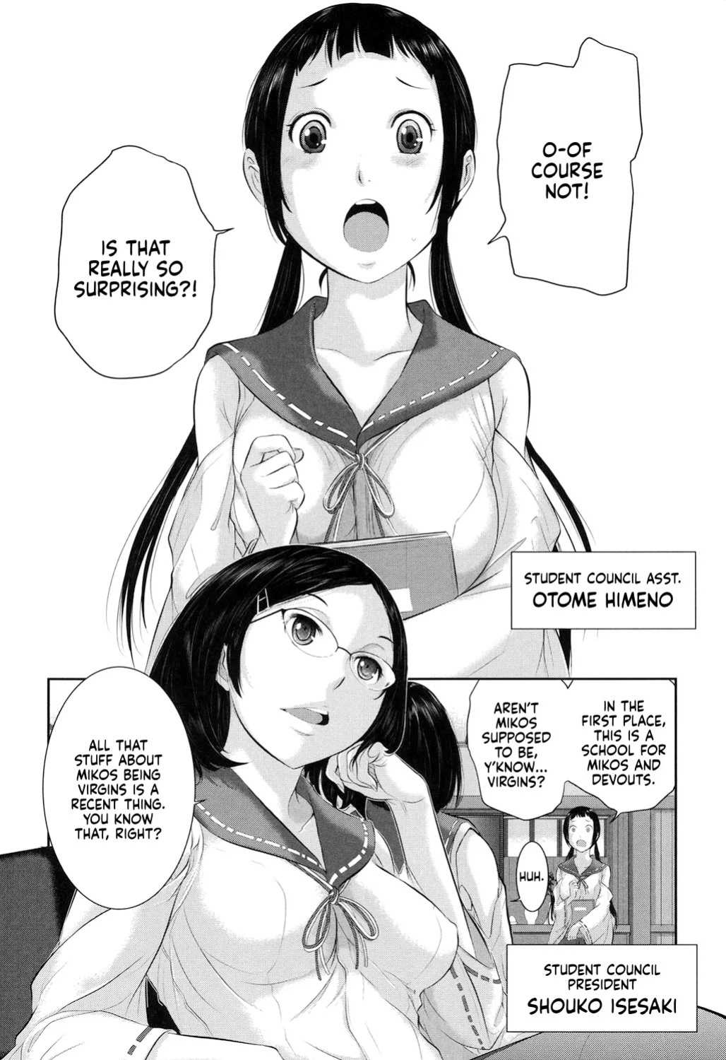 [Harazaki Takuma] Miko-teki Renai no Susume | The Miko's Guide to Love [English] [RyuugaTL] [Digital]