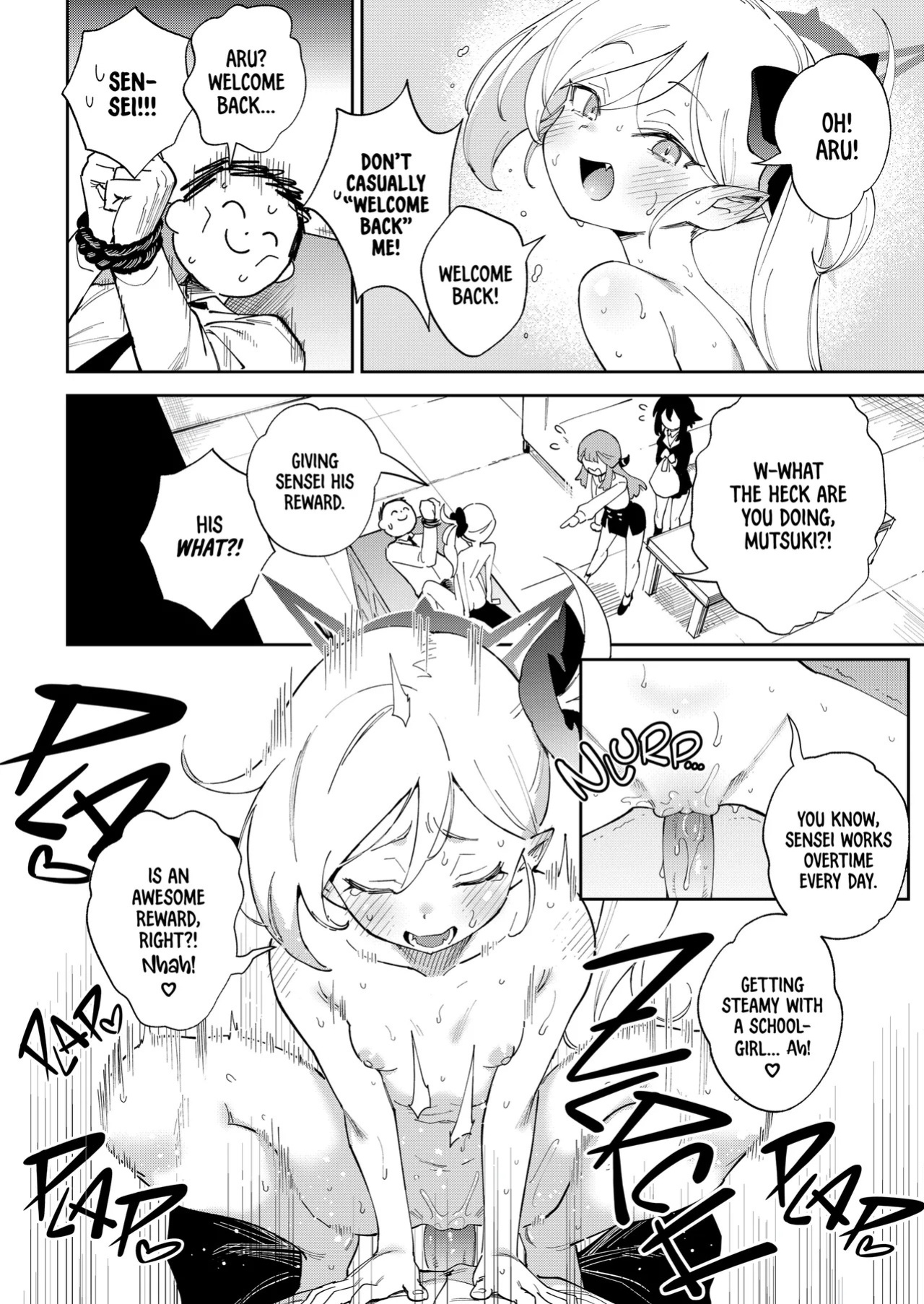 [Chouzankai (TER)] Sensei to Seito no Kankei tte Konna ni mo Open nanoo!? | Sensei's Office After Hours (Blue Archive) [English] [Summer Salt] [Decensored] [Digital]