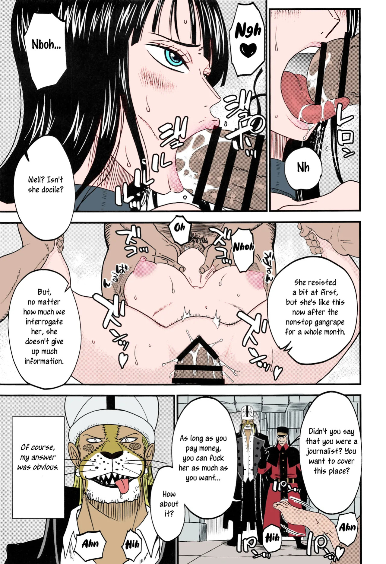 [Doro Noujou (Dorota Bou)] ROBIN'S HOLE 2 - Two years ago (One Piece) [English] Colorized