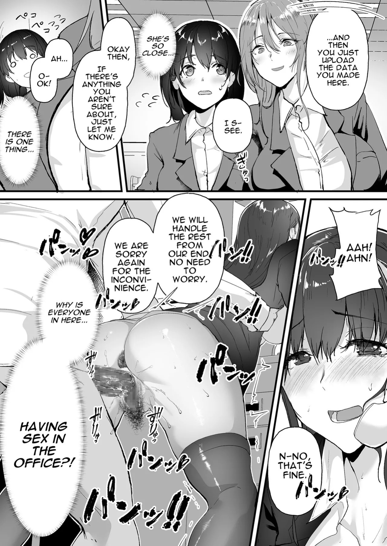 [Jall Boint (nohito)] Yariman Shika Inai Kaisha ni Nyuusha shita Shinsotsu-chan ga!! | What Became of the New Recruit who Joined a Company Full of Sluts!! [English] [Darg777 Translations]