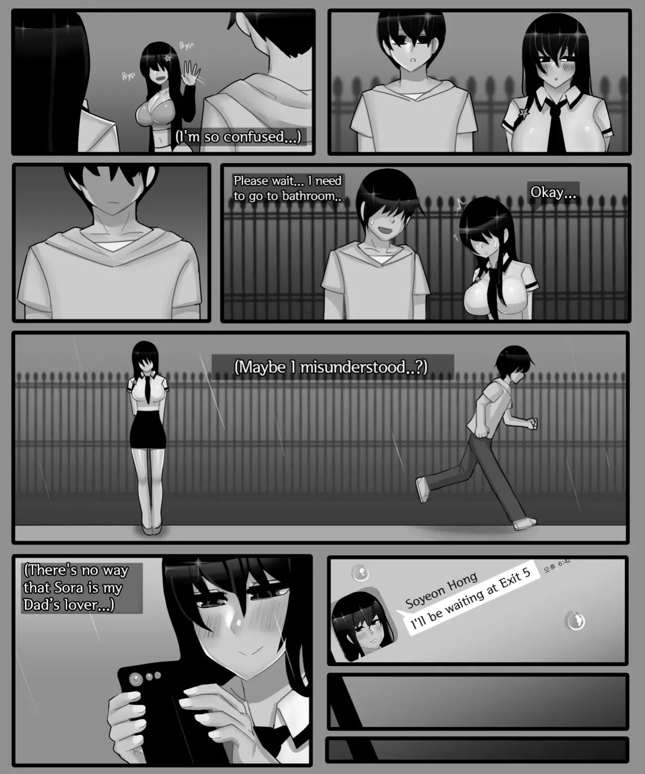 [BlackGG] Sora&Soyeon 1-3 (Bad Ending) [English]