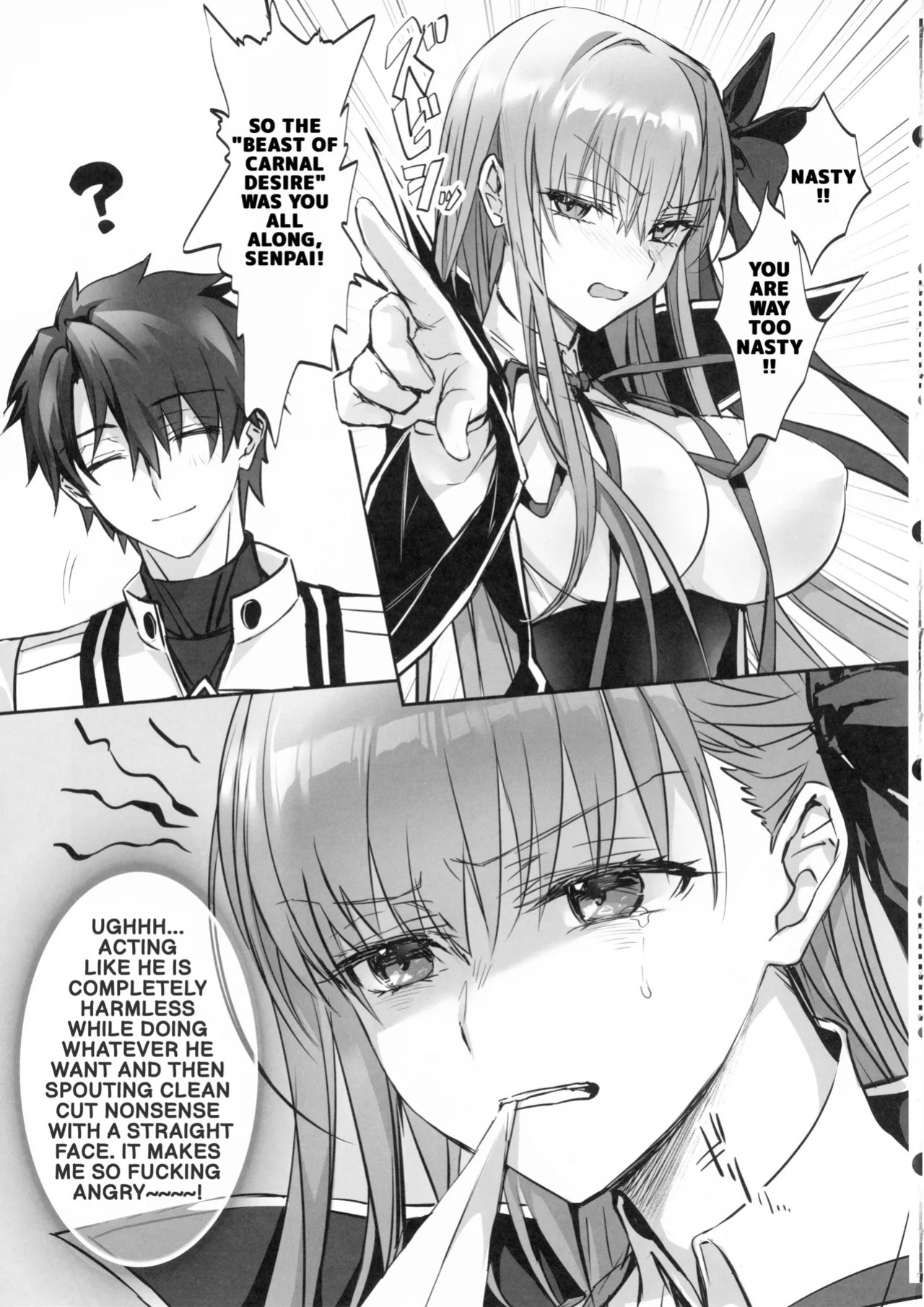 (C106) [3V2Umezakoori70 (Midou Pengin)] Senpai, aren't you being a bit cheeky lately Even though you lost your virginity to me♡♡ (FGO) (English)