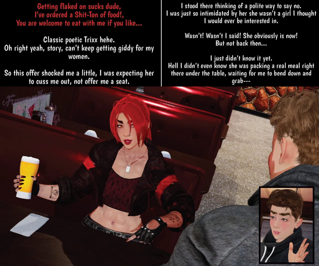 Fummunity Comix: The Trixx to Falling in Love Part 1 (Hairy Version)