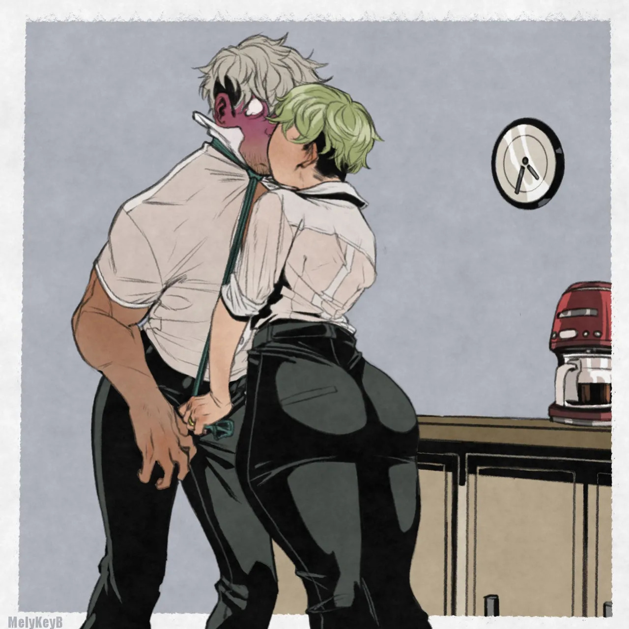 [MelyKeyB] Midori Ringo x Mako Sensuikan (for @C00MBRAIN)