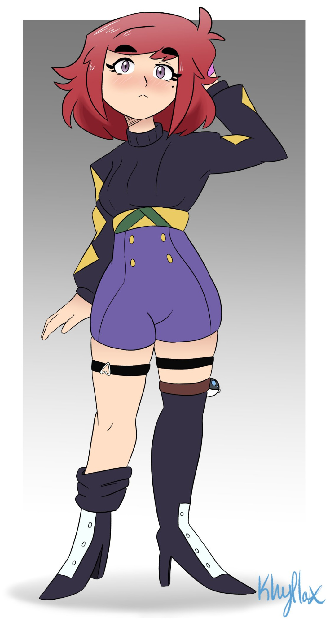 [ThiccwithaQ / Nyantcha] Yorra Villeneuve (Pokemon OC)