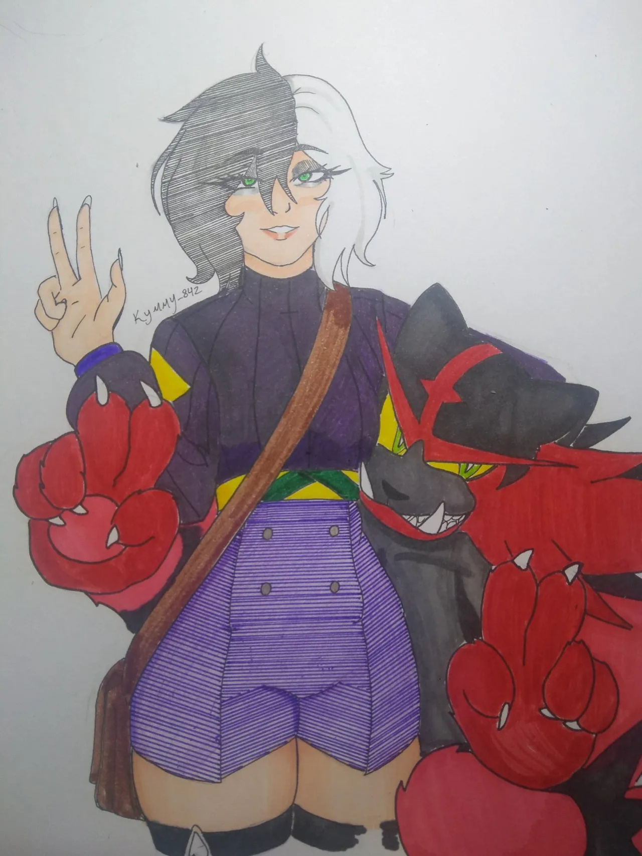 [ThiccwithaQ / Nyantcha] Yorra Villeneuve (Pokemon OC)