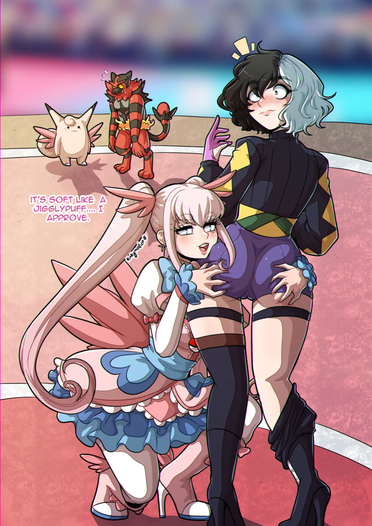 [ThiccwithaQ / Nyantcha] Yorra Villeneuve (Pokemon OC)