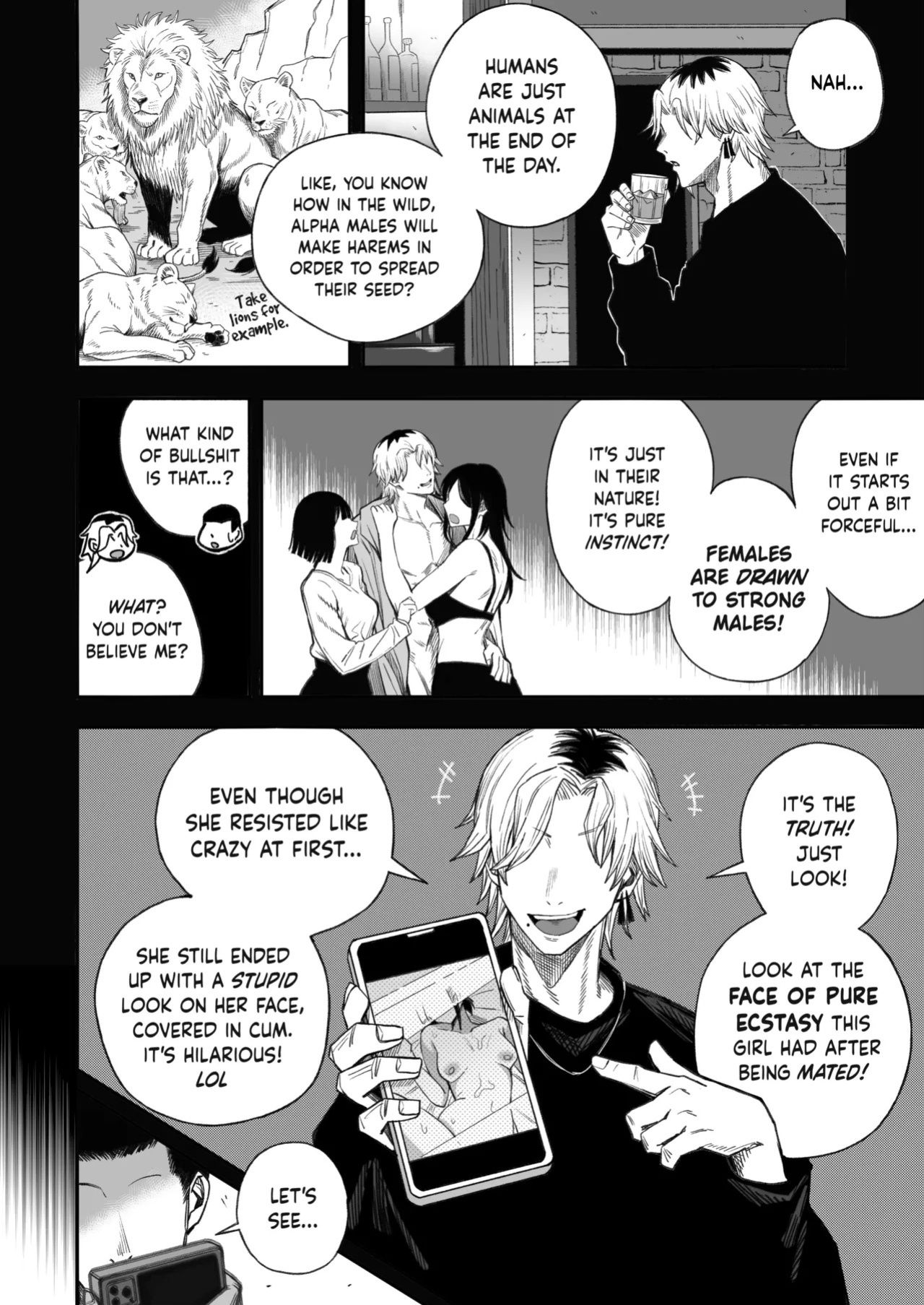 [Yofukashi no Heya (Yonayona)] Netori Otoko o Mesu ni suru | Turning the Cuckolding Prick into a Bitch [English] [Hakua] [Digital]