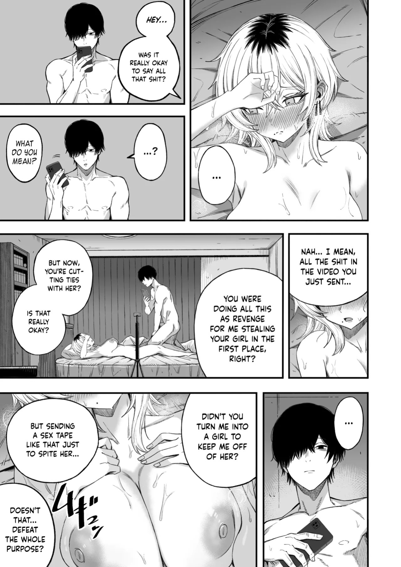 [Yofukashi no Heya (Yonayona)] Netori Otoko o Mesu ni suru | Turning the Cuckolding Prick into a Bitch [English] [Hakua] [Digital]