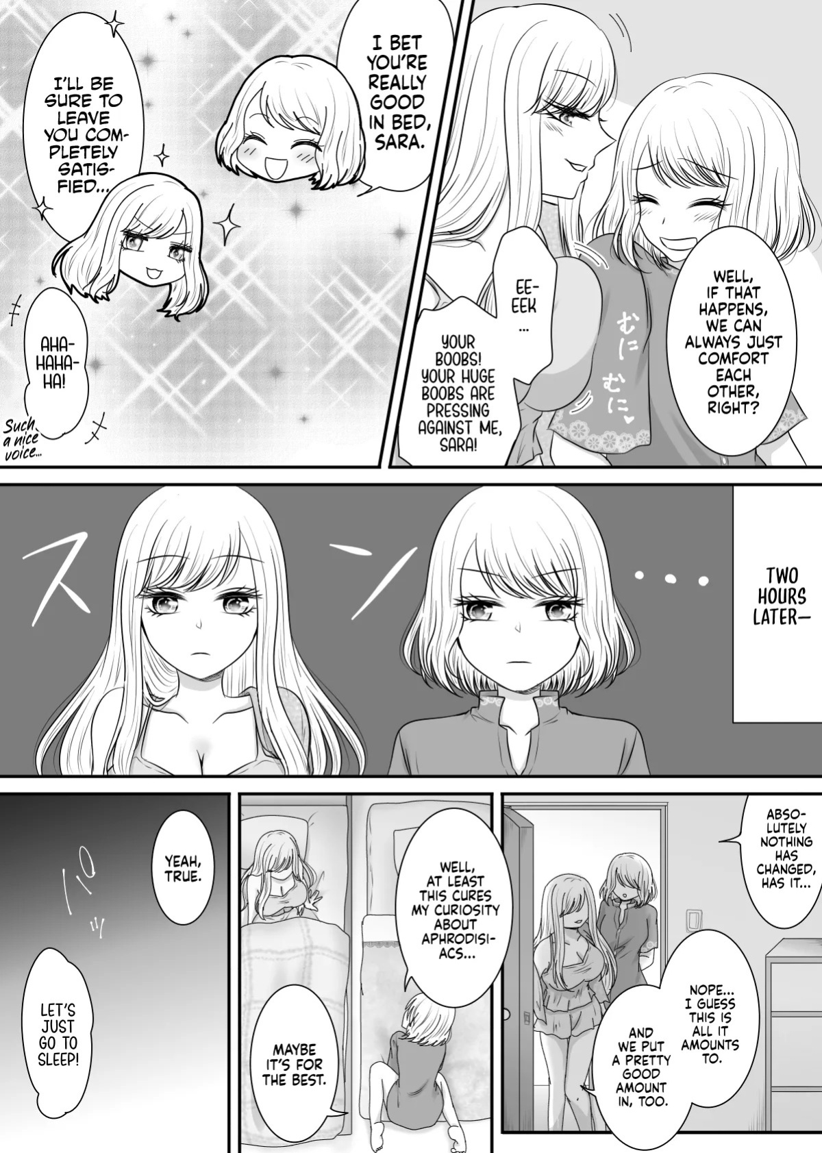 [Old Rose (Yukari Mion)] Tomodachi to Tameshi ni Biyaku o Nonde Mita Hanashi | The Time I Tried Drinking an Aphrodisiac With My Friend [English] [Castle TL]