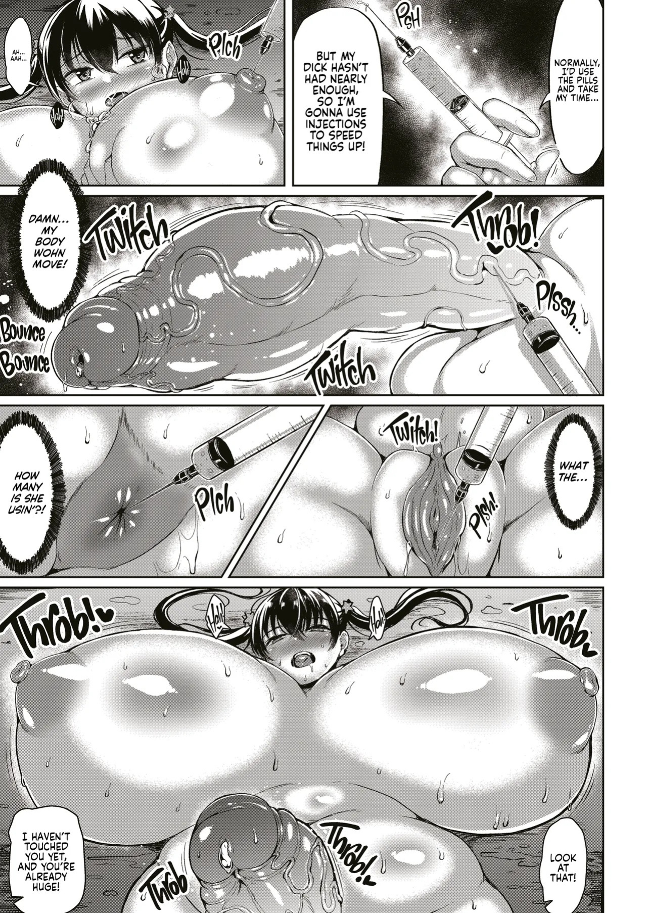 [Rosetta Stone (Teterun)] Tamatsuki Futa ga Yarareru Hon | Gigadick Futa Fight Night [English] [J18] [Decensored] [Digital]