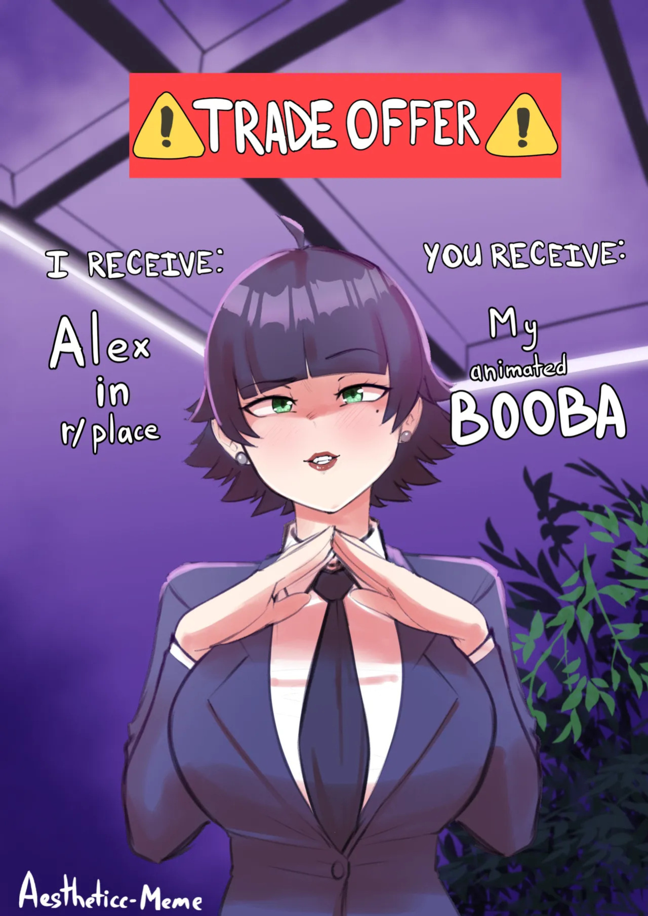 [Aestheticc-Meme/various] Alex: Secret Tomboy (OC)