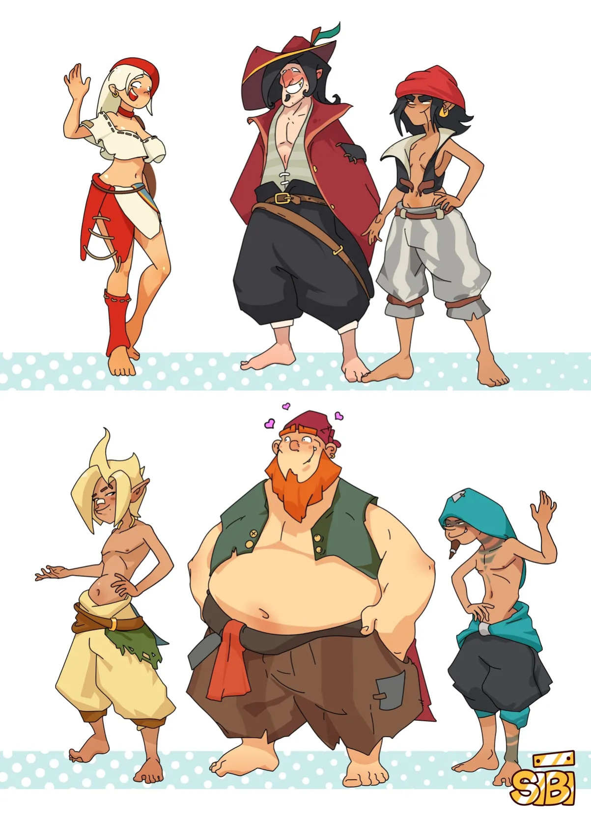 [various] Bawdy Ballads: Ayli, Sibi & friends (OCs by SIBI)
