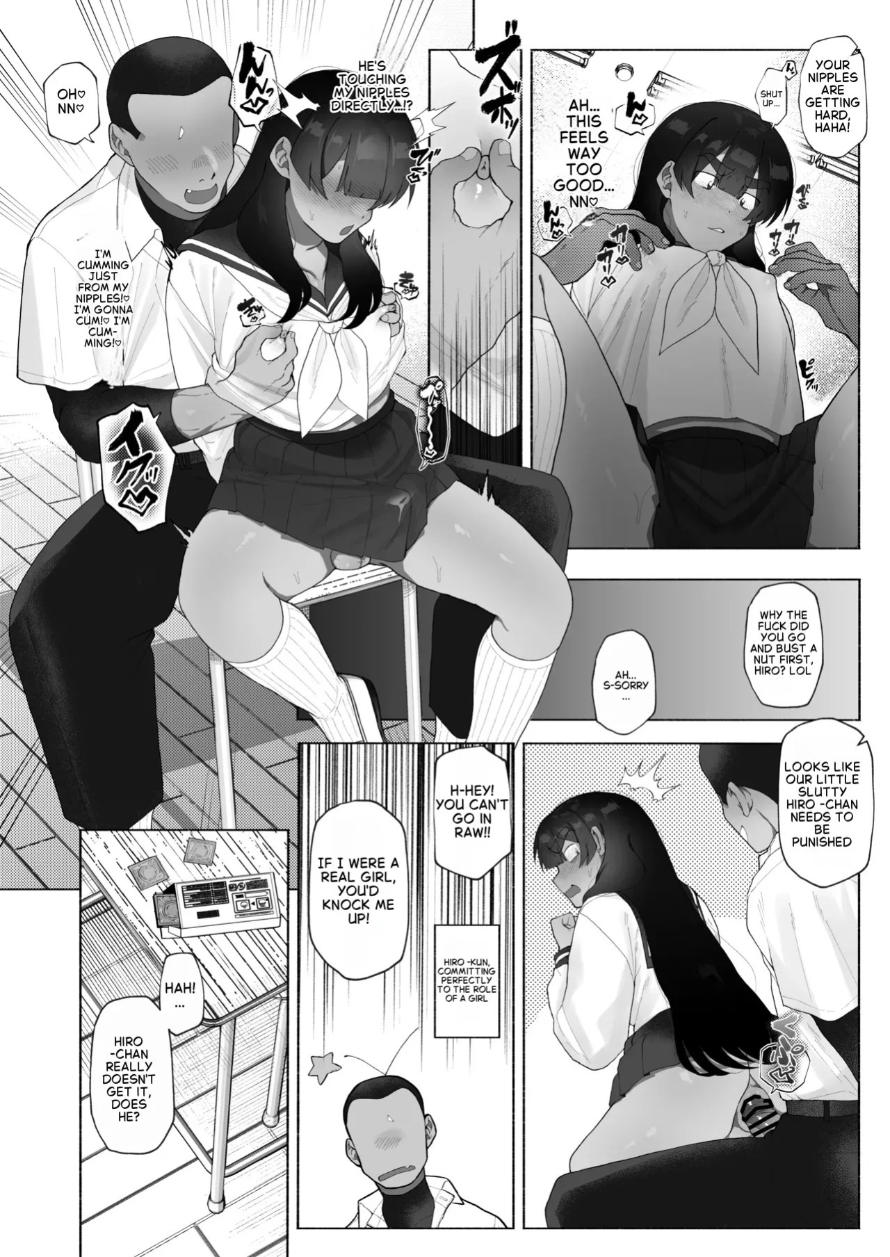 Josou Bouzu Danshi Kenkyuujo (Yuzugaeru)] Kyuuji no Tanoshii Hokentaiiku [Digital] [English]