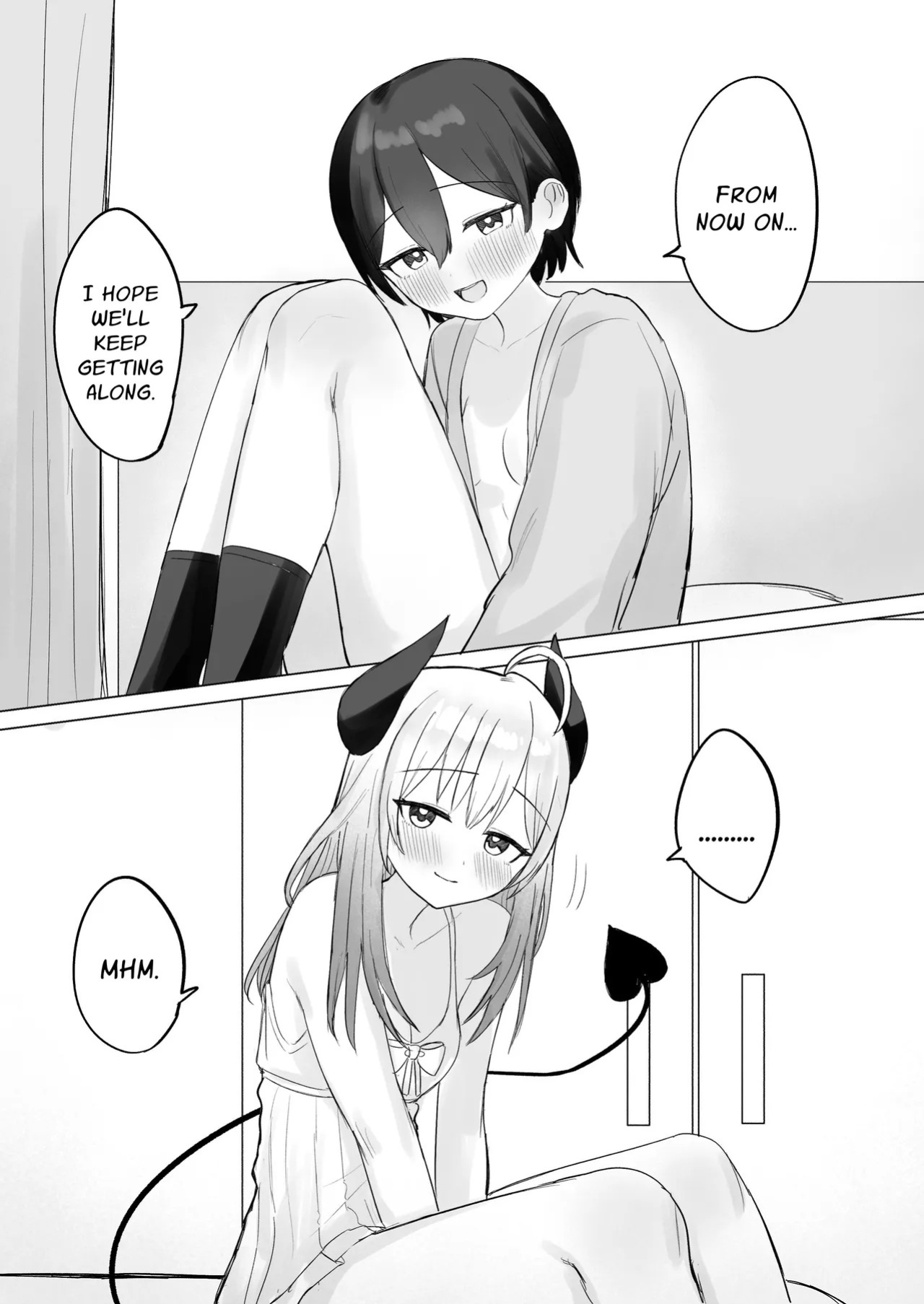 [Bonnou Sousaku (Bon)] Shikiyoku Kaihou Succubus-chan | Lust-Unleashed Succubus-chan [English] [syxzcore]