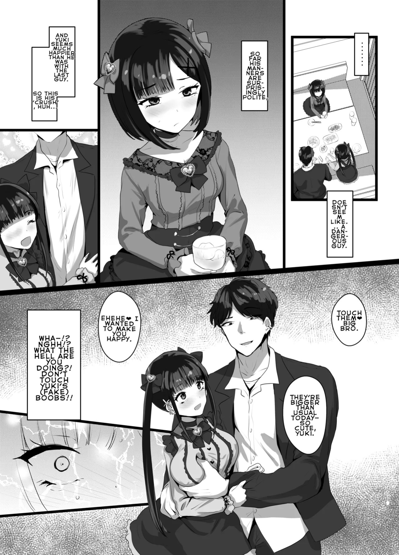 [[Tsubakitei (Minase)] Onīsan ♡ Watashitachi (Yuki Ruka) to Asobimasho? | Oniisan ♡ Do You Want to Play With Us? (Yuki Ruka) [English] [LKK•Scans] [Digital]