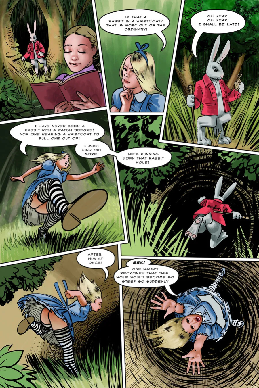 Alice off the deep end 2025 Alice in Wonderland Parody