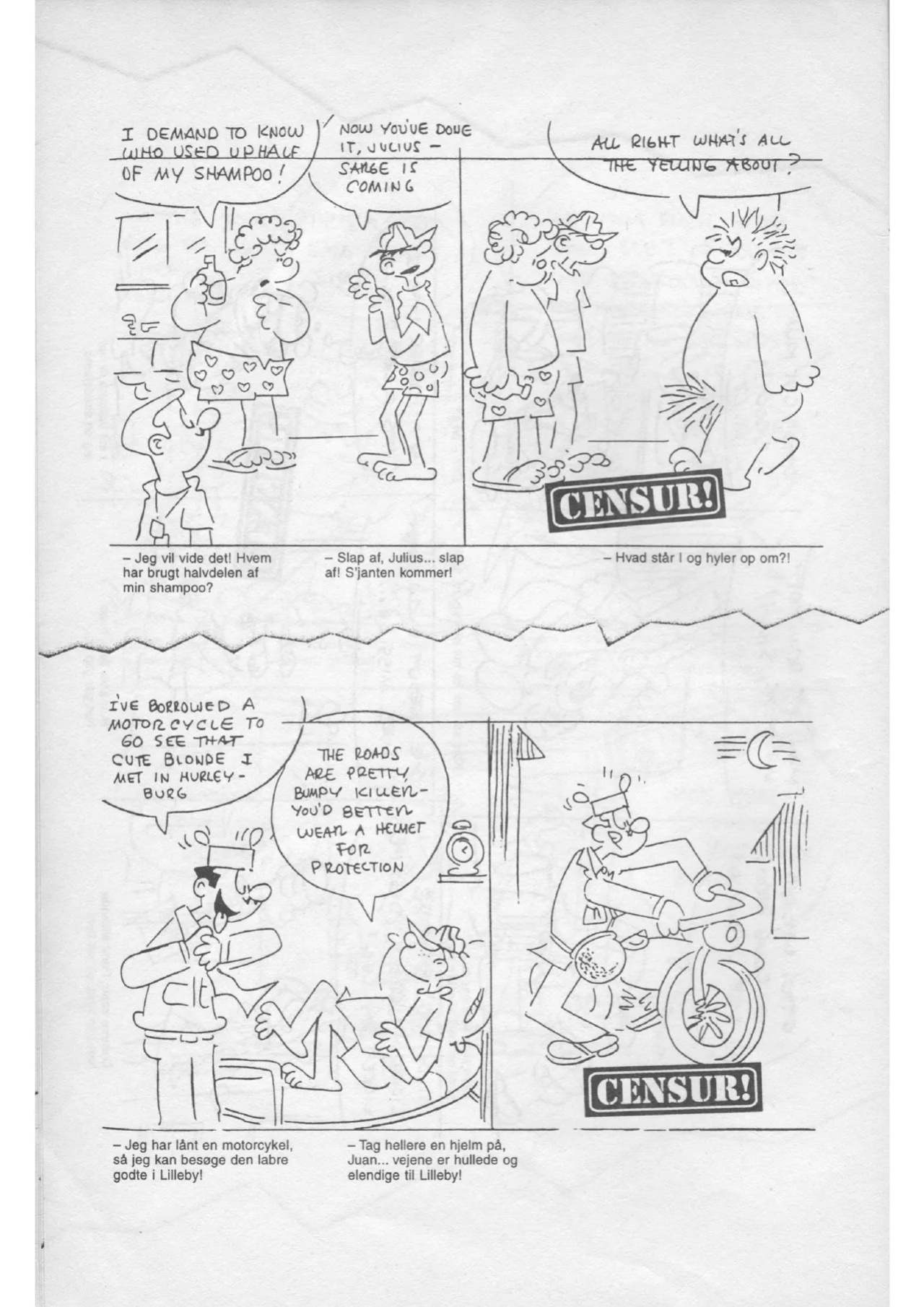[Mort Walker] Basserne Censur! #1 [Danish, English]