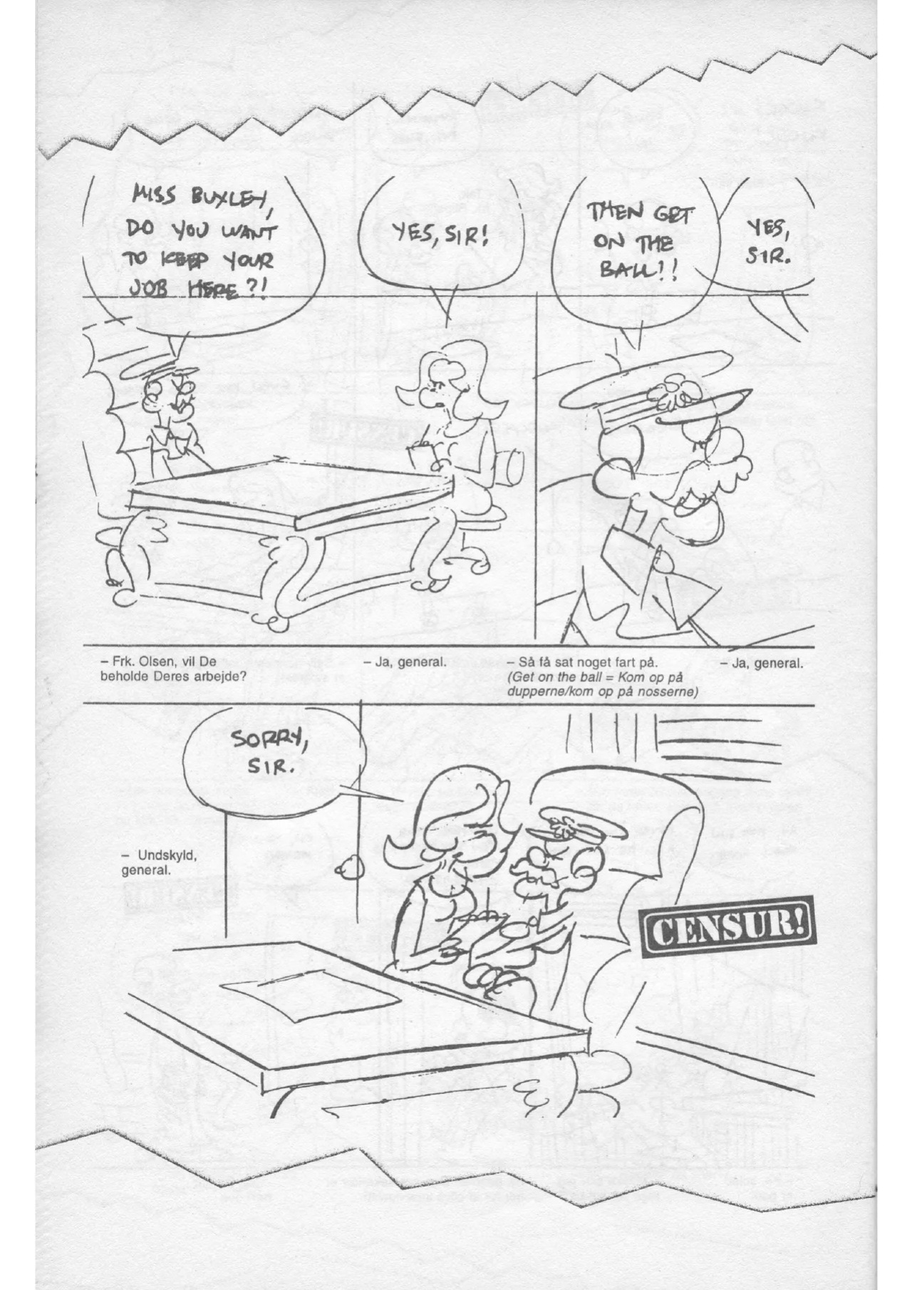 [Mort Walker] Basserne Censur! #1 [Danish, English]