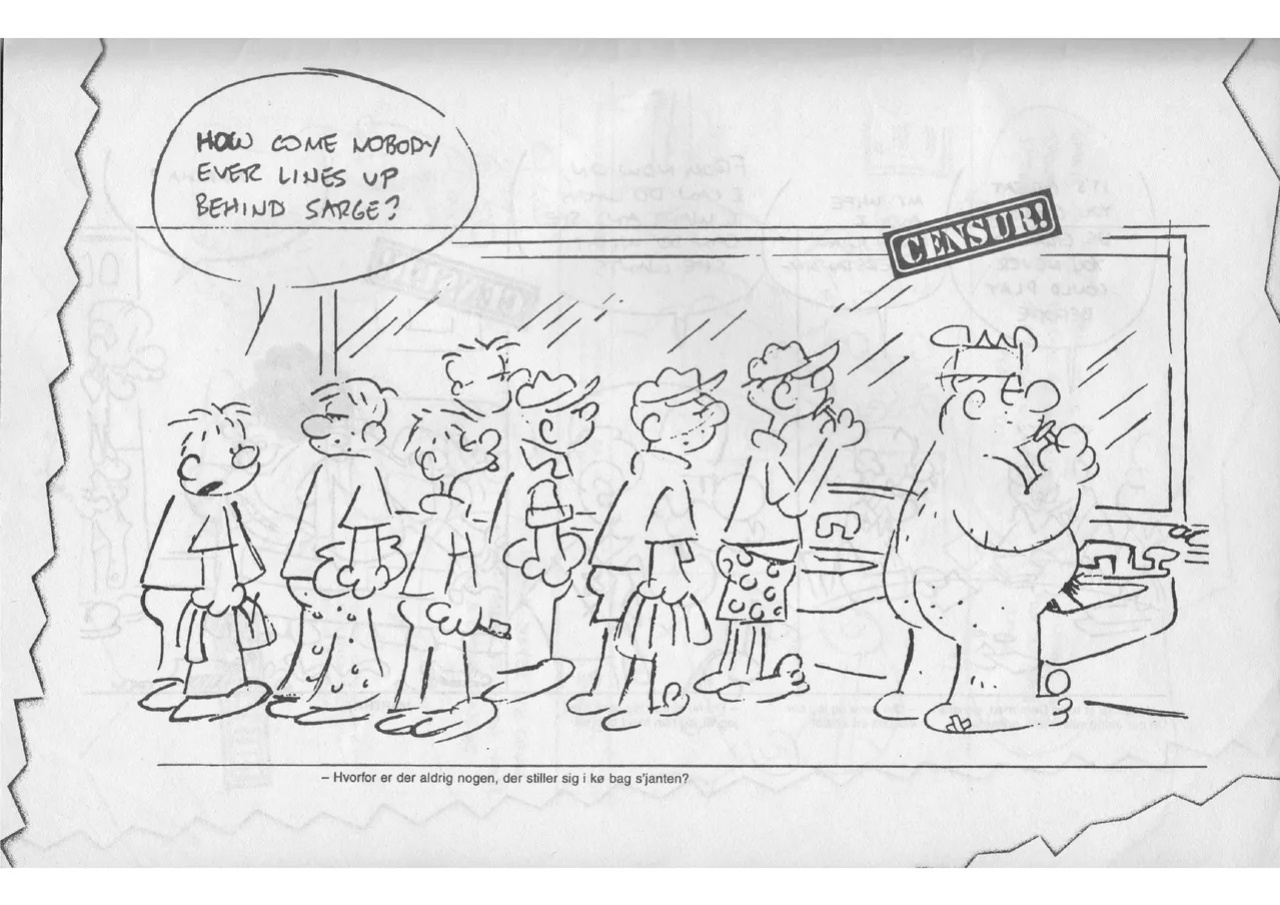 [Mort Walker] Basserne Censur! #1 [Danish, English]