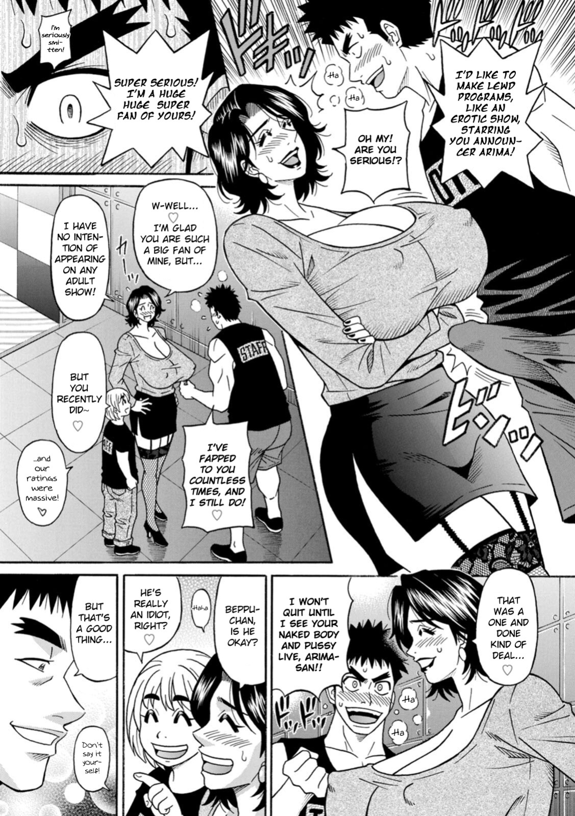 [Ozaki Akira] Miboujin Ana Ruriko no Hinichijuu - The Extraordinary Life of Widow Announcer Ruriko Ch. 1-4 [English]
